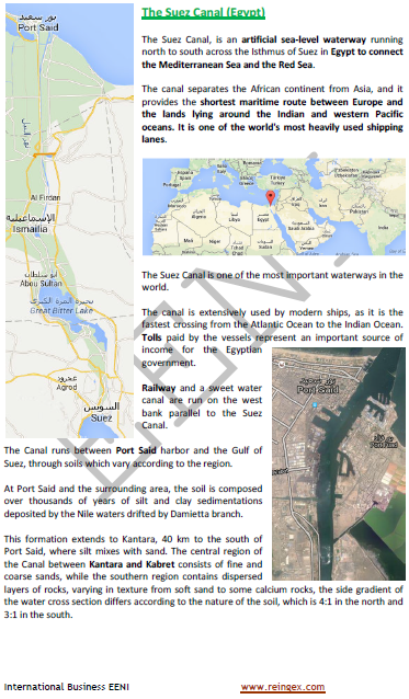 Suez Canal (Egypt, eLearning Master)